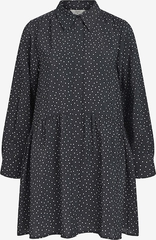 Robe-chemise OBJECT en noir : devant