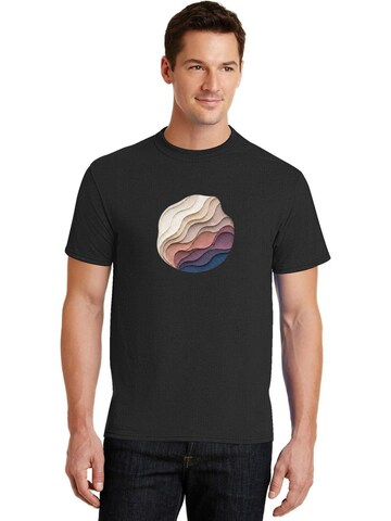 HUSKSWARE Shirt 'Grafik'‌‌‌‌‌‌‌‌‌ in Schwarz: Vorderseite