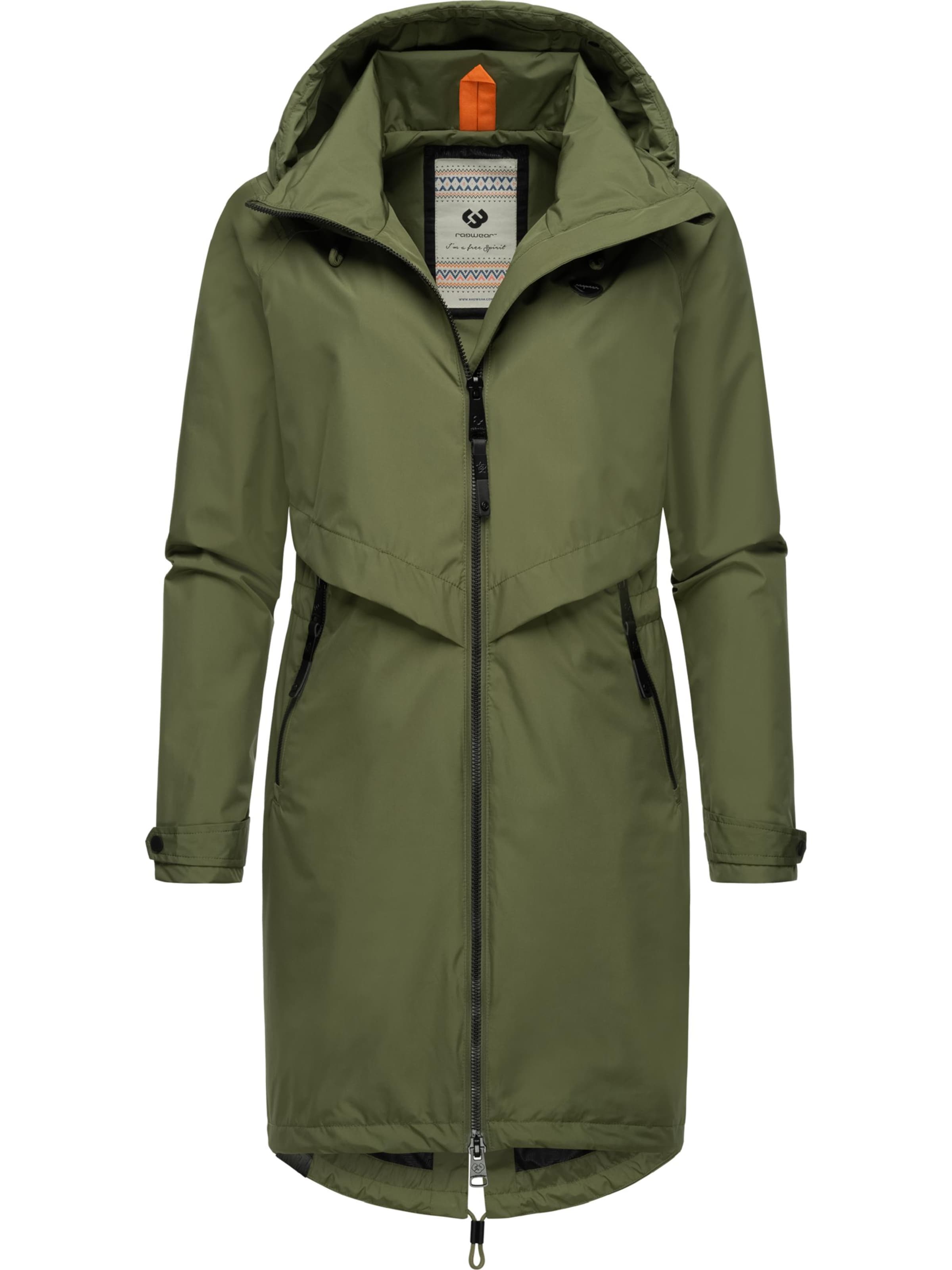 Manteau fonctionnel 'Frodik' Ragwear en vert