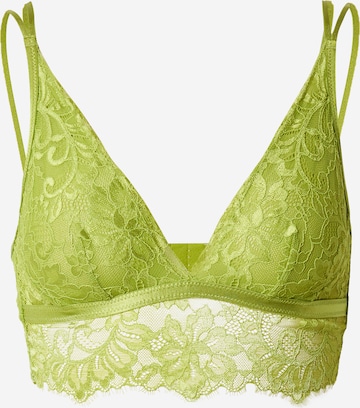 Hunkemöller Bustier Melltartó 'Isabella' - zöld: elől