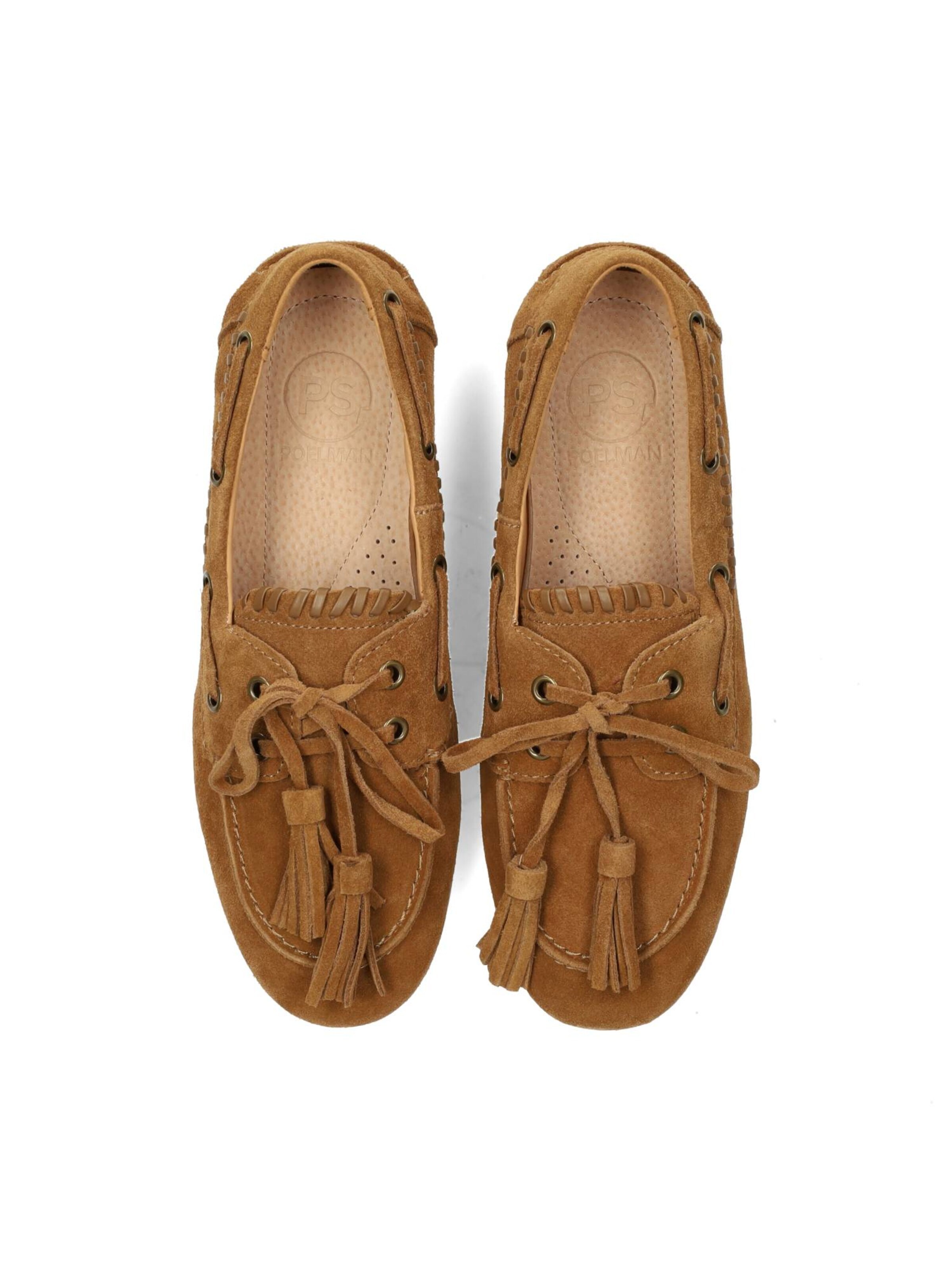 Mocassin 'Lira' Poelman en marron