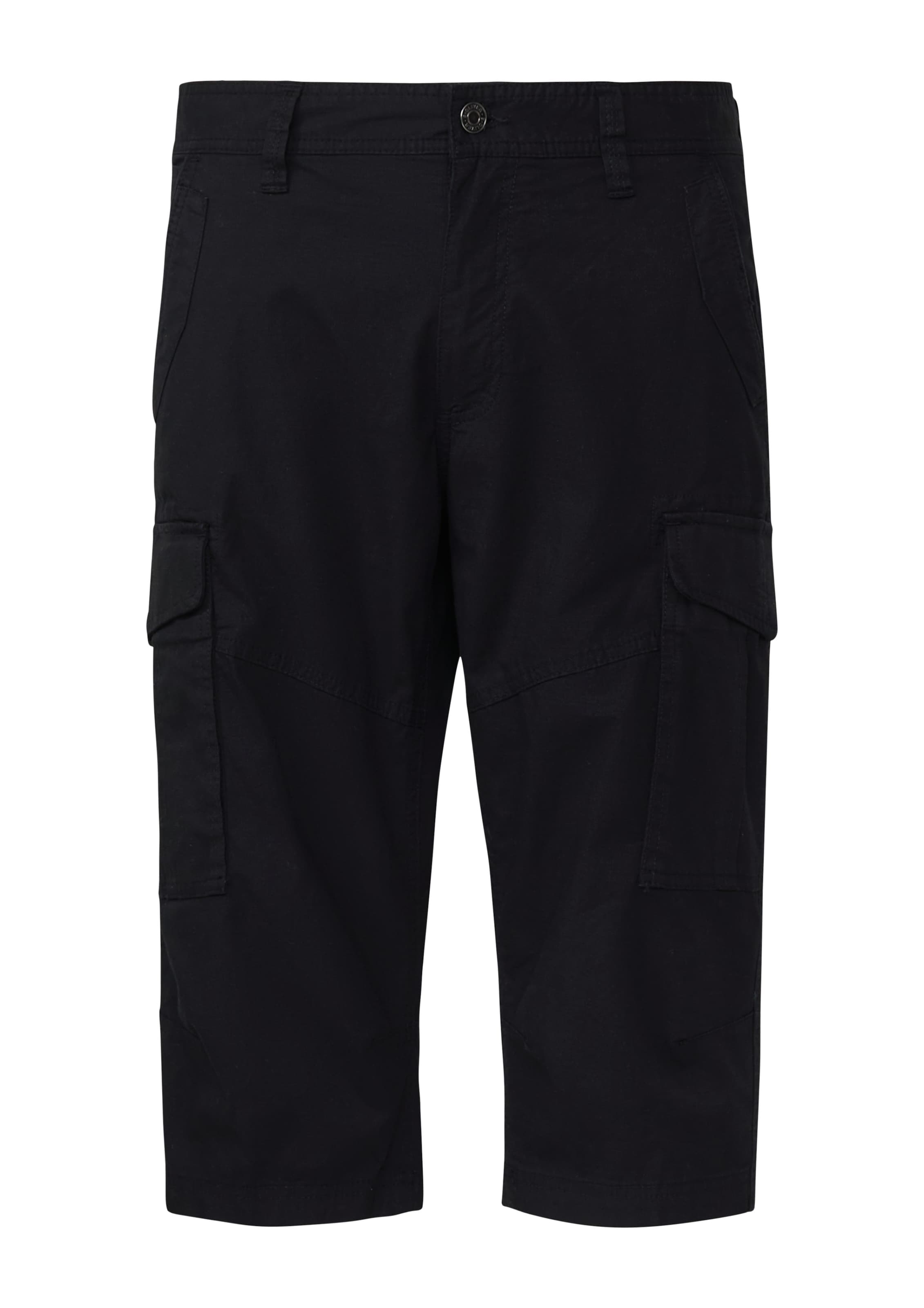 Regular Pantalon ' FILE ' s.Oliver en noir : devant