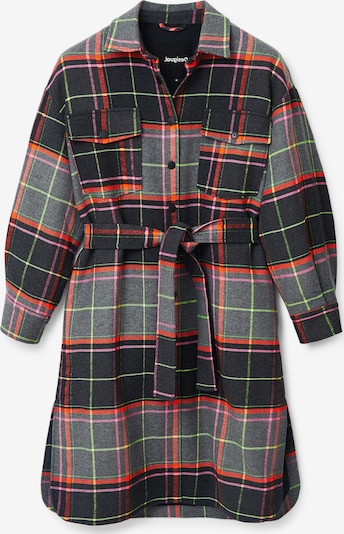 Palton de primăvară-toamnă 'KIEV' Desigual pe gri metalic / verde deschis / roz deschis / roșu deschis, Vizualizare produs