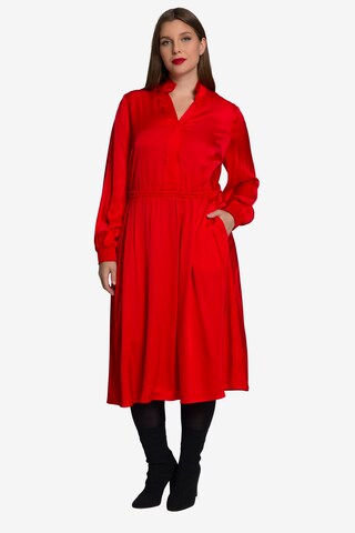 Ulla Popken Dress in Red: front