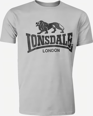 LONSDALE Shirt 'Logo' in Grey: front