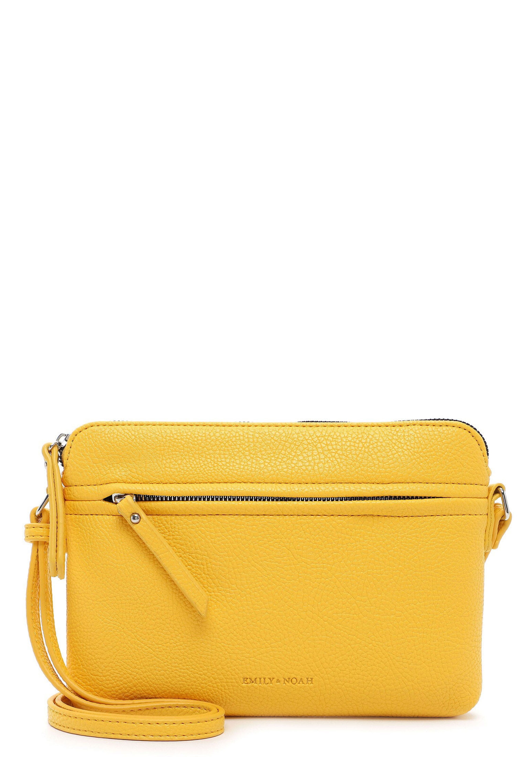 Sac à bandoulière 'Emma' Emily & Noah en jaune : devant