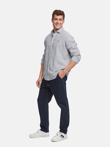 U.S. POLO ASSN. Regular Fit Hemd 'Bolt' in Blau