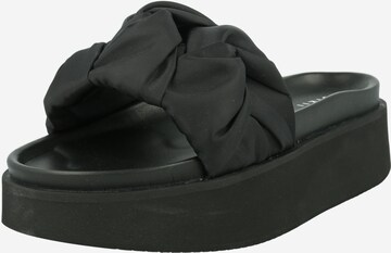 INUIKII Pantolette 'Fjord Flower' in Schwarz: predná strana