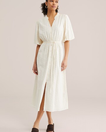 WE Fashion Obleka | bež barva: sprednja stran