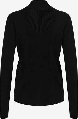 Cream Sweater 'Dela' in Black