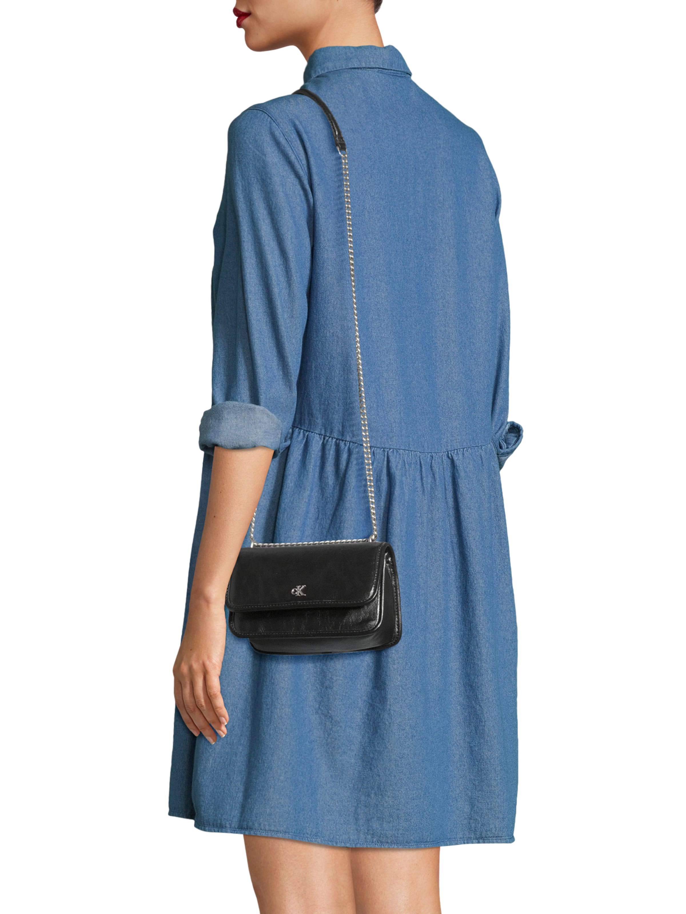 Calvin Klein Olkalaukku värissä musta: etupuoli