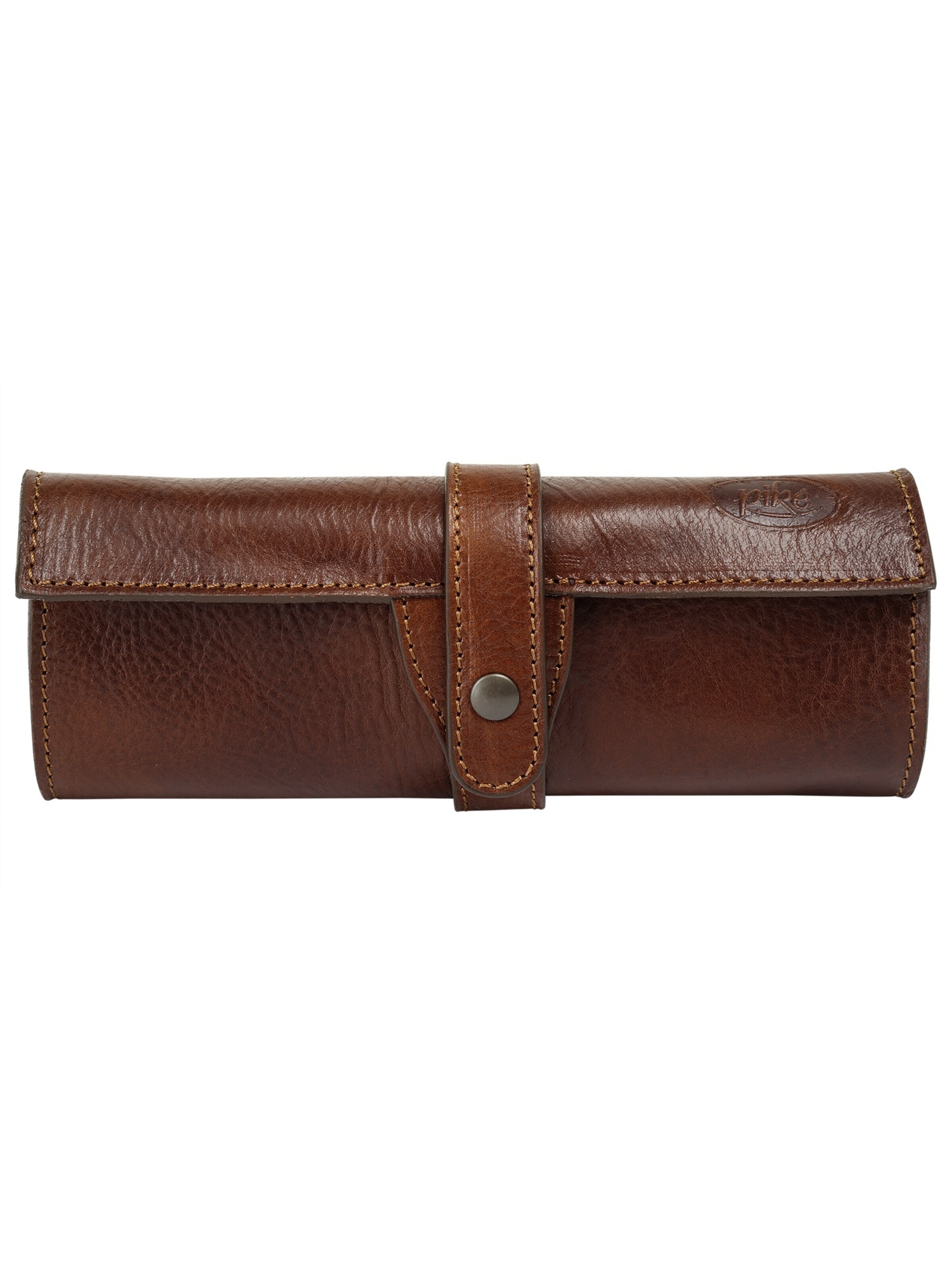 piké Wallet in Brown: front