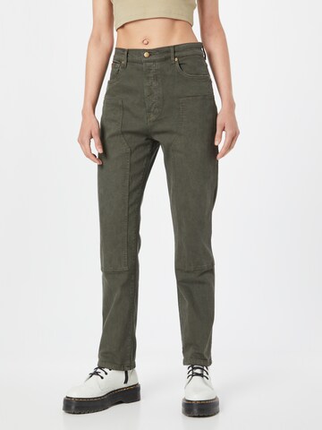 Pepe Jeans Regular Jeans 'Celyn' in Groen: voorkant