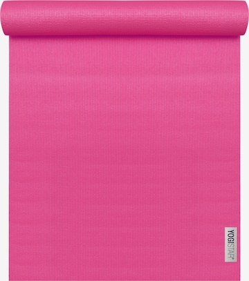 YOGISTAR.COM Mat '183 cm x 61 cm x 4 mm' in Pink: front