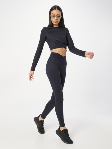 BJÖRN BORG Skinny Workout Pants in Black