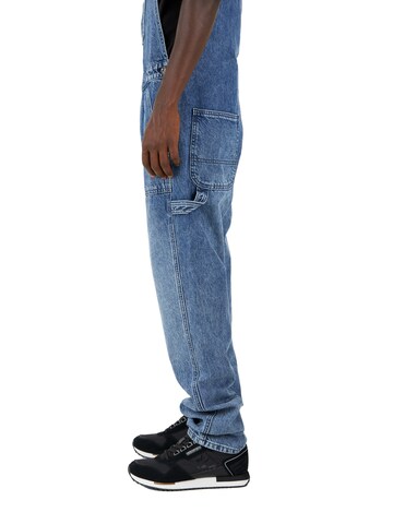 regular Pantaloni con pettorina 'Hard Working Dungarees' di FAMILY 1ST FAMILY 4EVER in blu