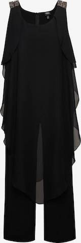 Ulla Popken Jumpsuit in Black: front