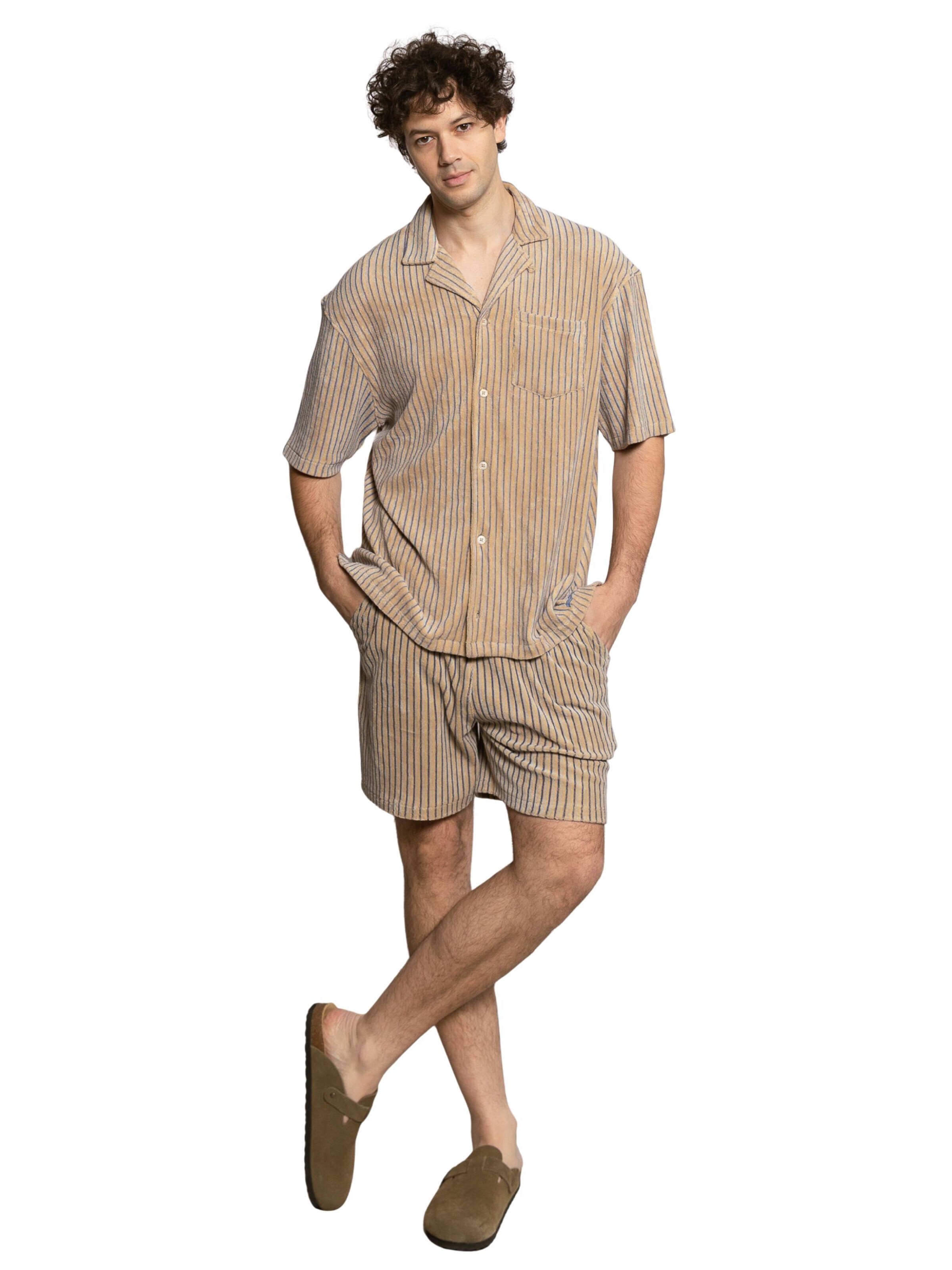Boardshorts 'Sagan' LDB en beige : devant