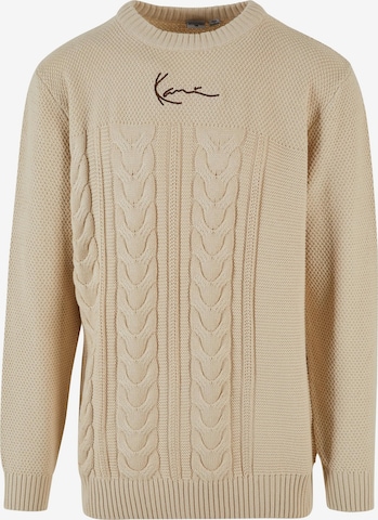 Karl Kani Sweater in Beige: front