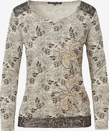 Maglietta di KOROSHI in beige: frontale