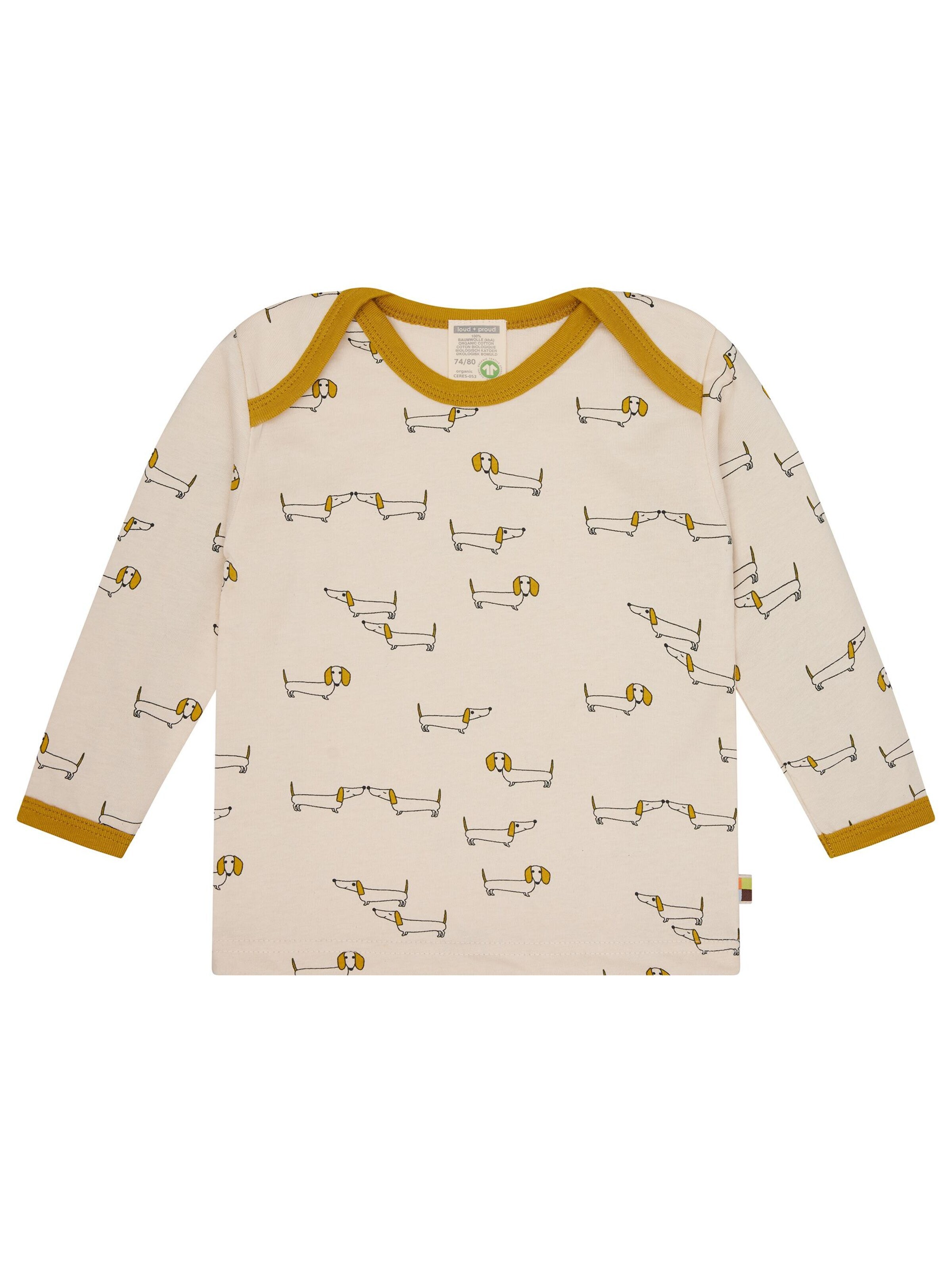loud + proud Shirt in Yellow: front