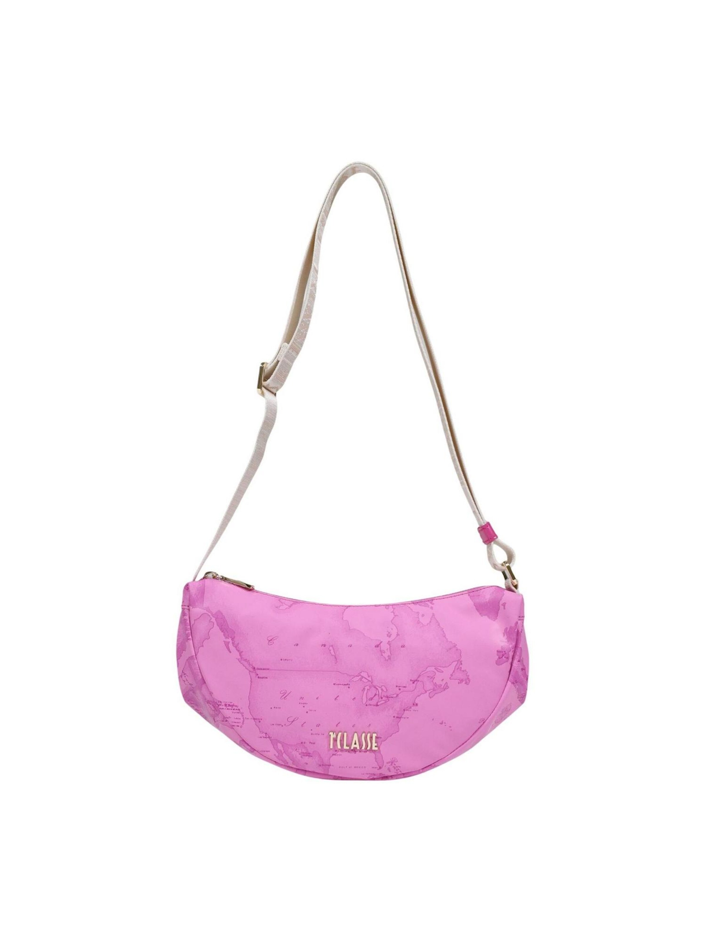 Borsa a spalla 'LF53 9942' di Alviero Martini 1a clase in rosa: frontale