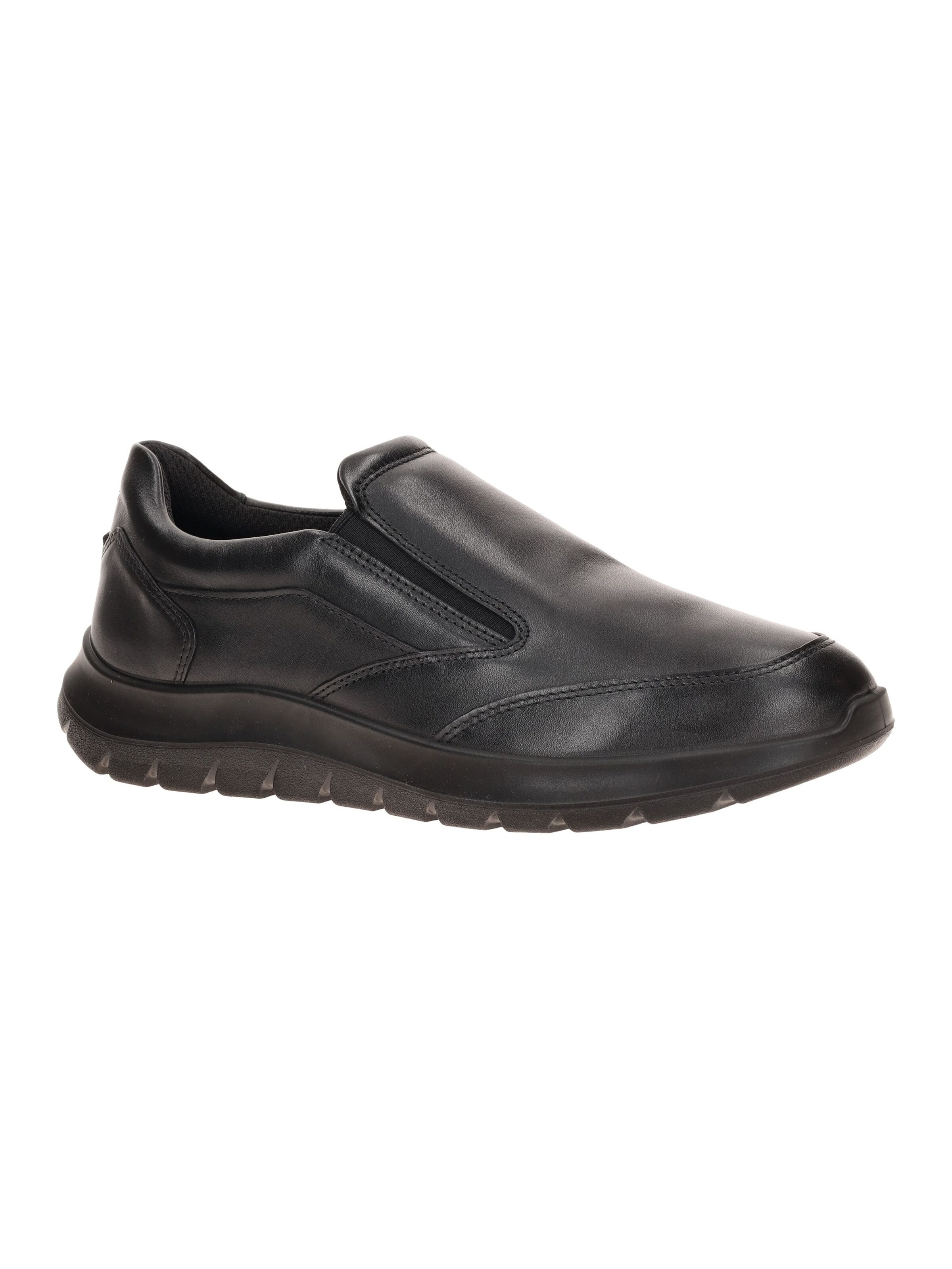 ECCO Hausschuh 'Ecco City Stride Slipper Schuhe schwarz Glattleder 571824'‌‌‌‌ in Schwarz: Vorderseite