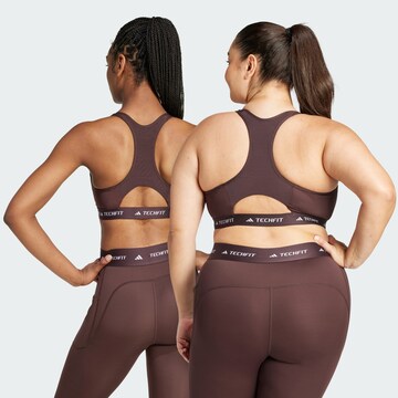 Bustino Reggiseno sportivo di ADIDAS PERFORMANCE in marrone
