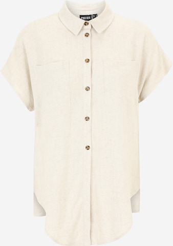 Pieces Tall Blouse 'VINSTY' in Beige: voorkant