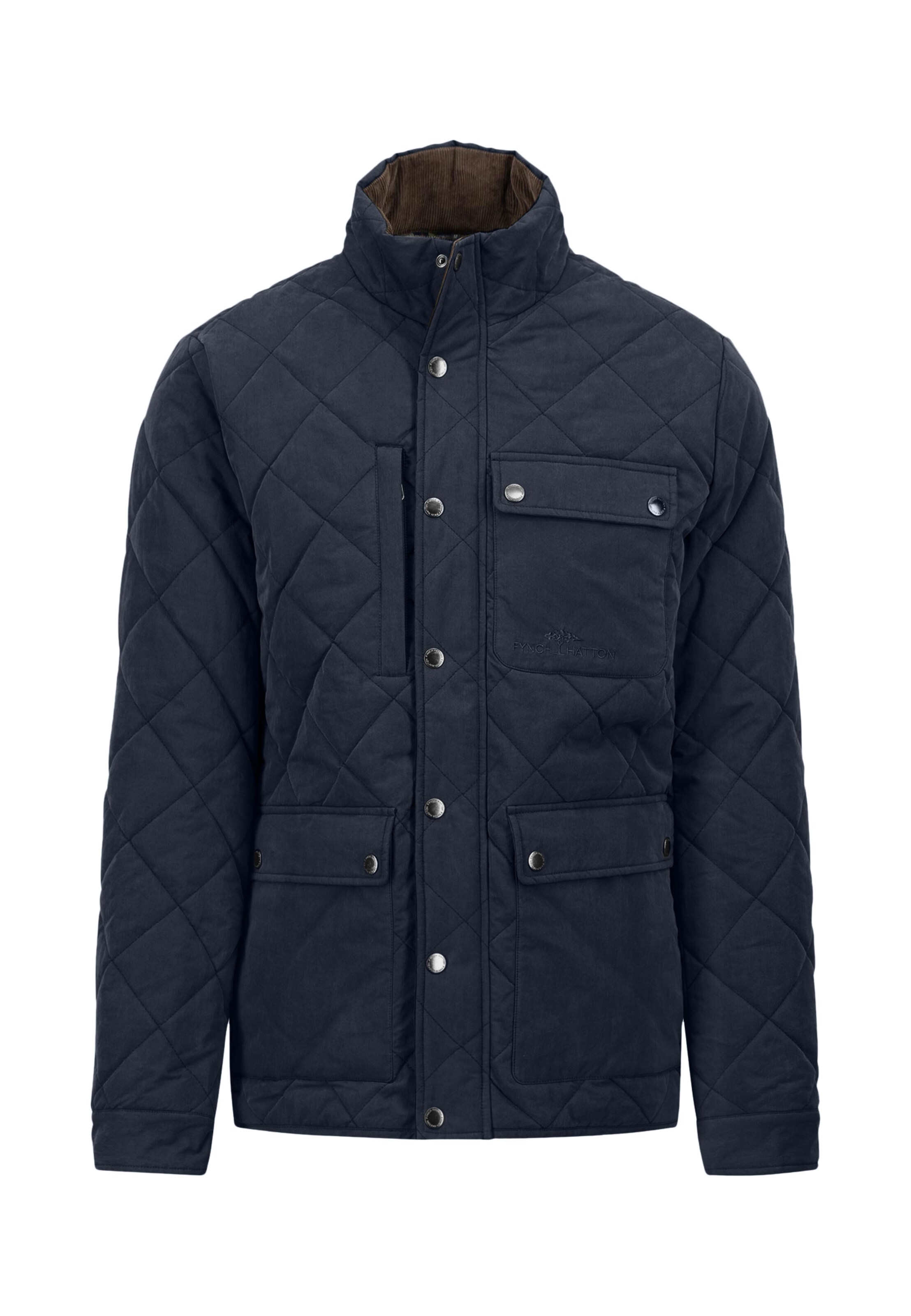 FYNCH-HATTON Winter Parka in Blue: front