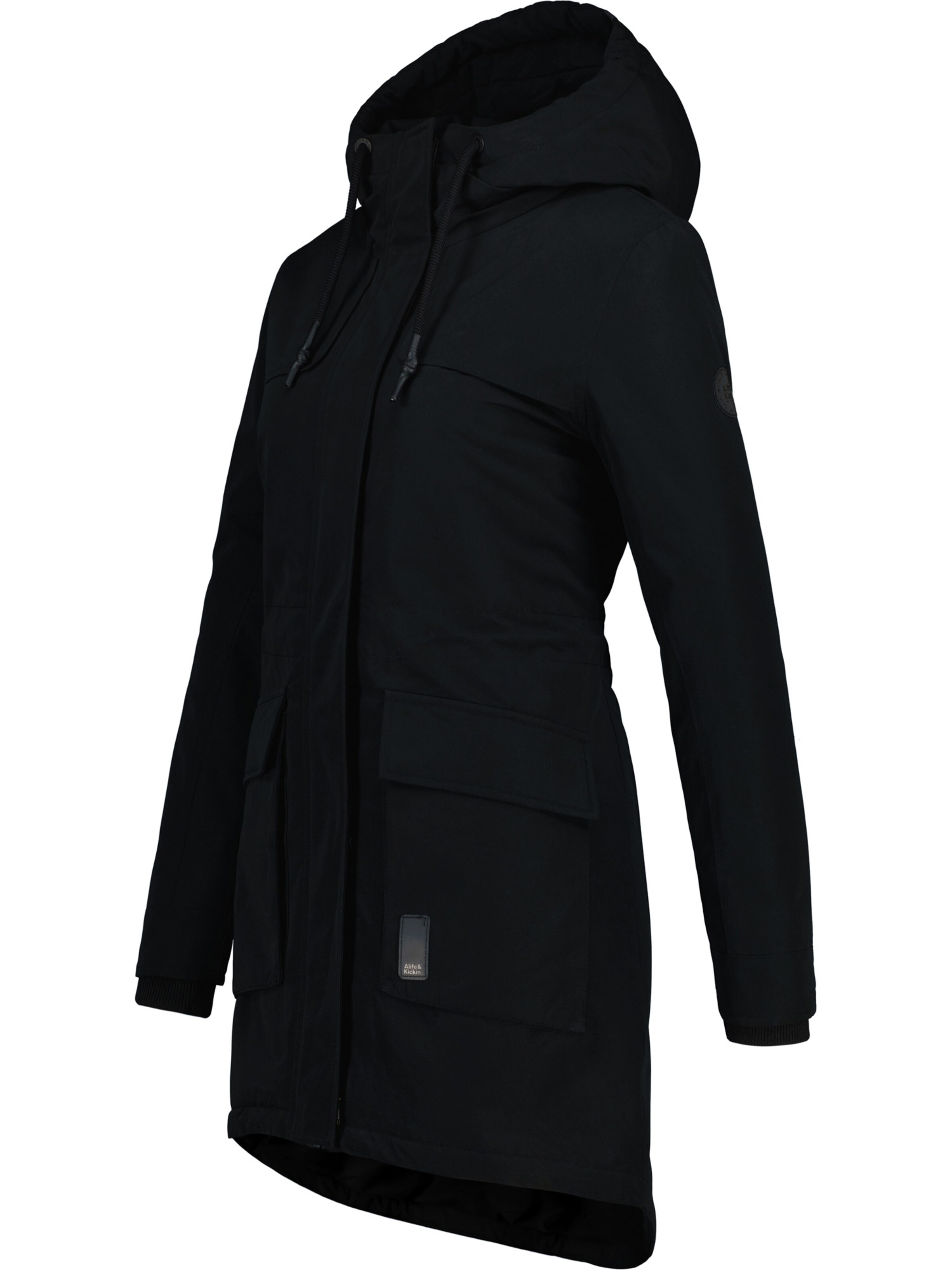 alife & kickin Talvitakki 'Charlize' värissä musta