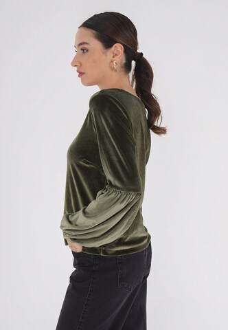 FRESHLIONS Shirt 'Viveka' in Green