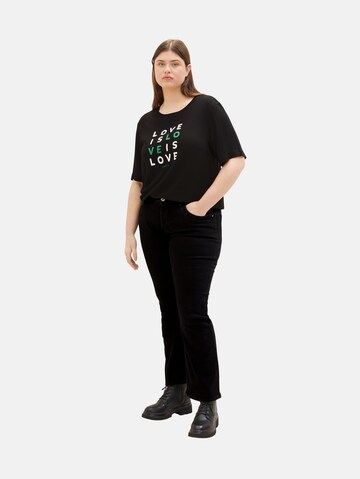 Tom Tailor Women + - Camiseta en negro