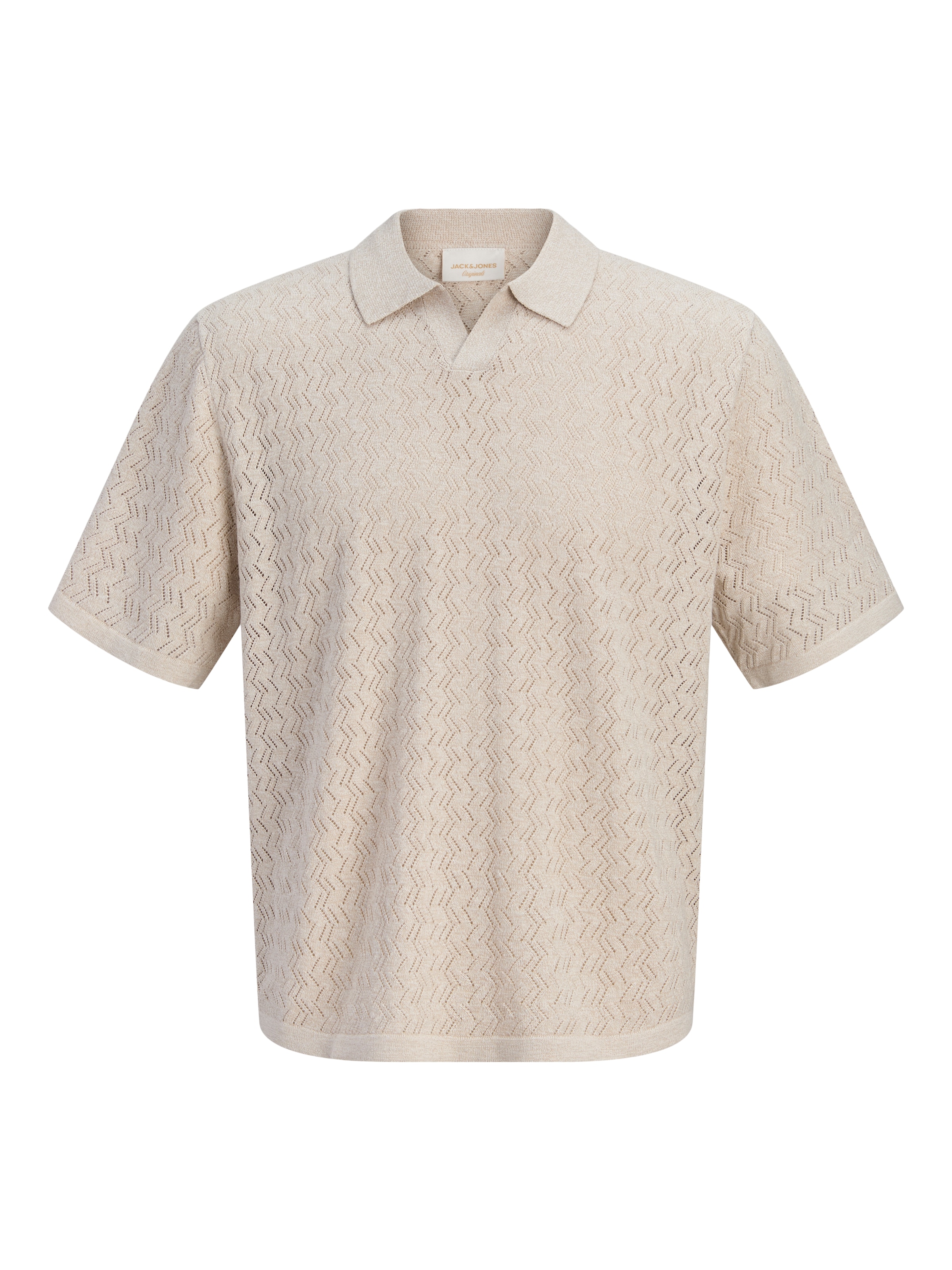 JACK & JONES Sweater in Beige: front