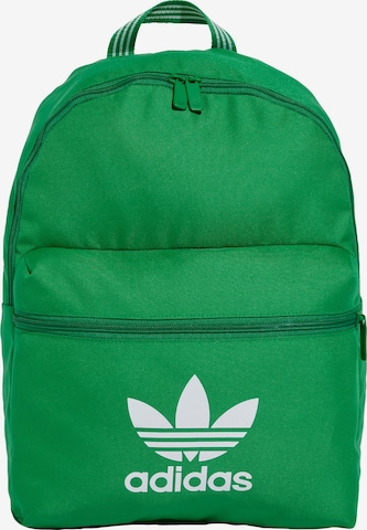 ADIDAS ORIGINALS Rugzak 'Adicolor' in Groen: voorkant