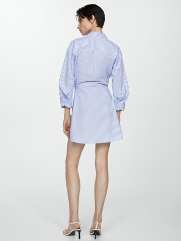 Robe-chemise 'Crusi' MANGO en bleu