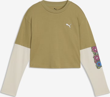 T-Shirt fonctionnel PUMA en marron : devant