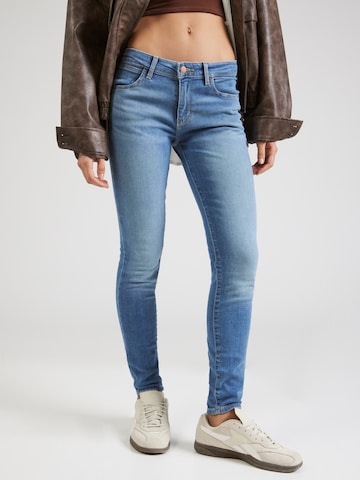 WRANGLER Skinny Džíny – modrá: přední strana