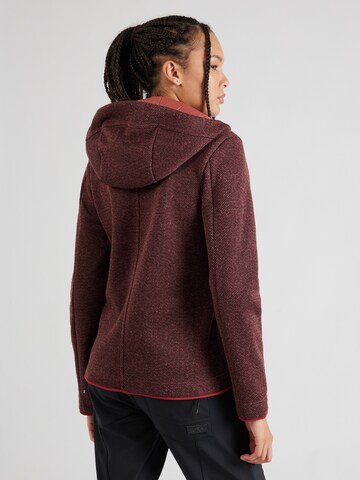 Schöffel Athletic Fleece Jacket 'Aurora' in Wine Red, Light Red | ABOUT YOU