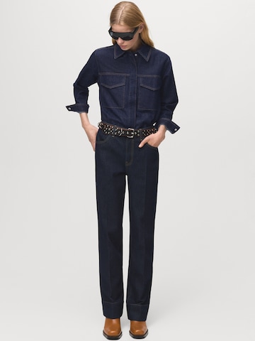 Veste mi-saison 'AYLIN' MANGO en bleu