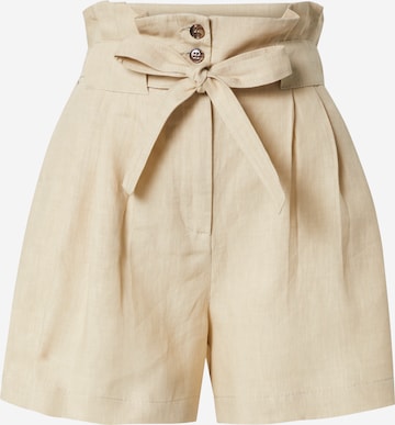 MAX&Co. Kalhoty se sklady v pase 'PISTOIA' – béžová: přední strana