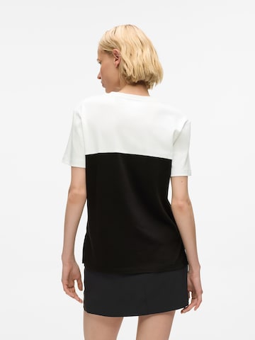 Maglietta 'SIGNATURE MONOCHROME' di Karl Lagerfeld in bianco