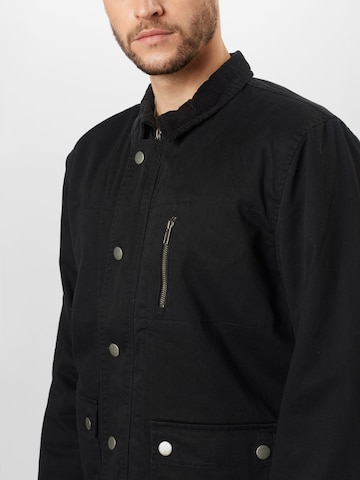 Urban Classics Regular fit Between-Season Jacket in Black