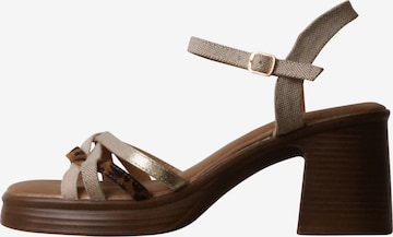 Super Mode Sandaal 'Joalice-Sandalen mit Absatz' in Beige: voorkant