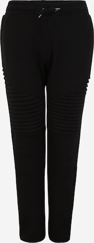 Urban Classics Slim fit Pants in Black: front