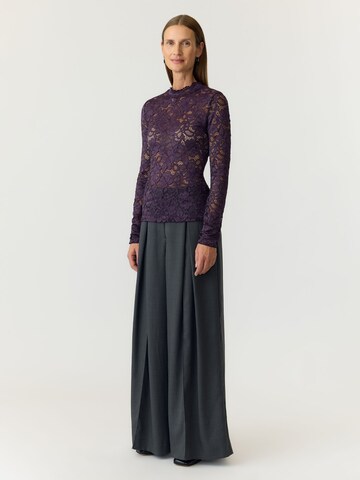 YAS Shirt 'YASLacey' in Purple