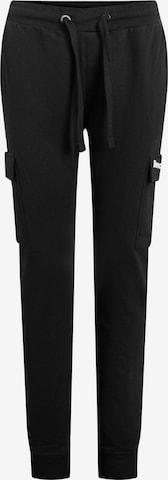 BENCH Regular Pants 'Fargo' in Black: front