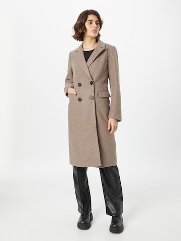 ABOUT YOU Between-Seasons Coat 'Frederike' in Brown: front