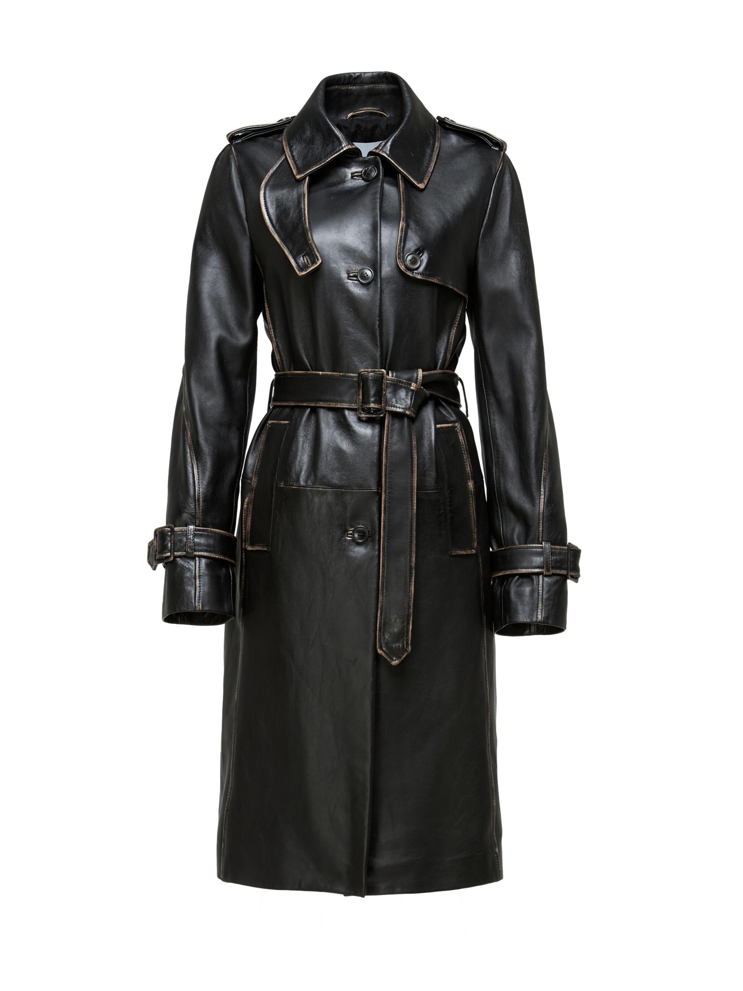 V S P Vinterfrakke 'Helena' i sort: forside