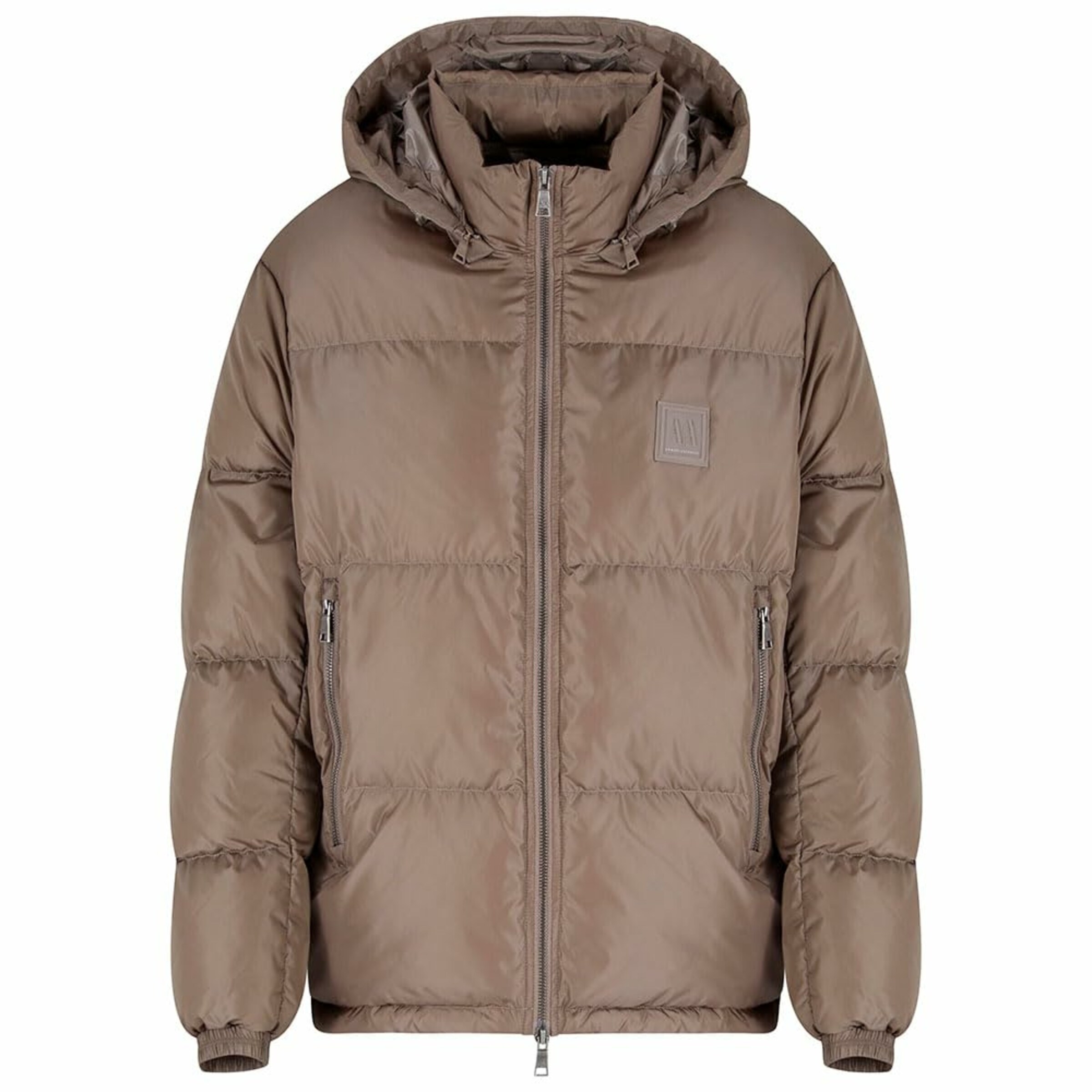 ARMANI EXCHANGE Winter jacket in Beige: front